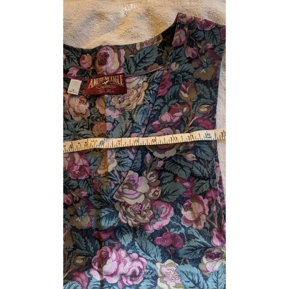 American Eagle Size 6 Vintage Floral Sleeveless Dress Size 6 - Picture 12 of 12